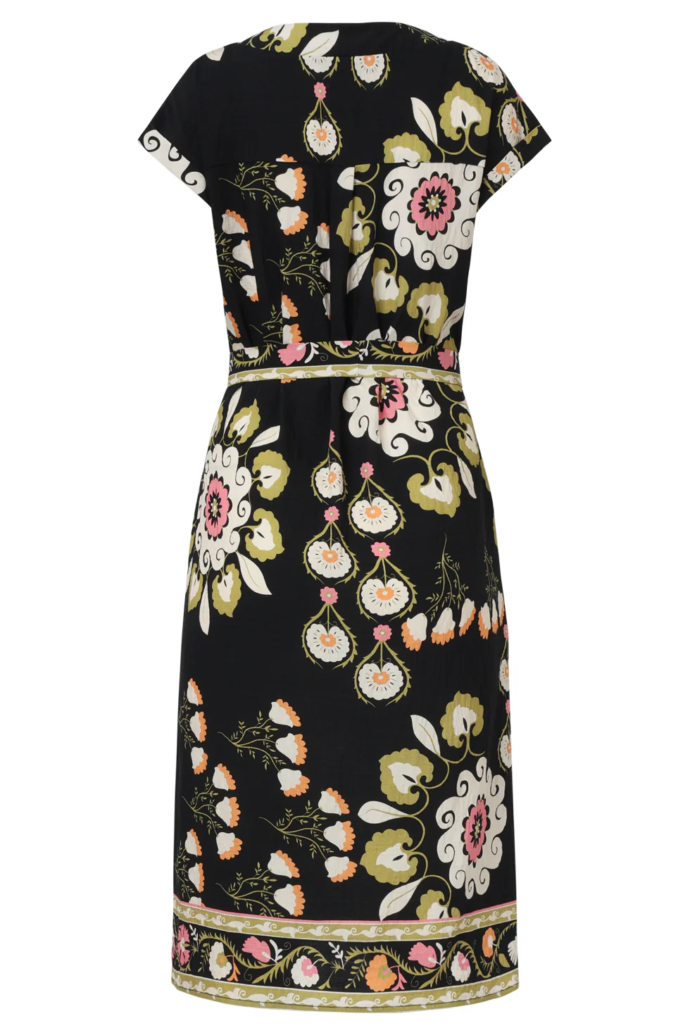 35156, Jurken | Black - Muticolour - Image 7