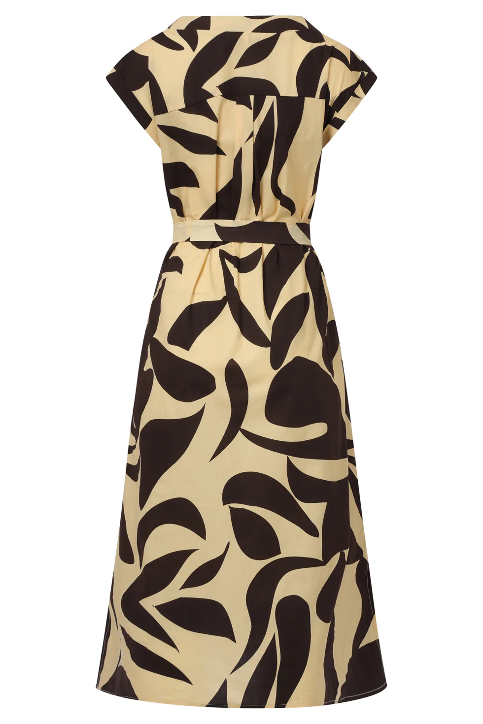 35167, Jurken | Sand - Black - Image 7