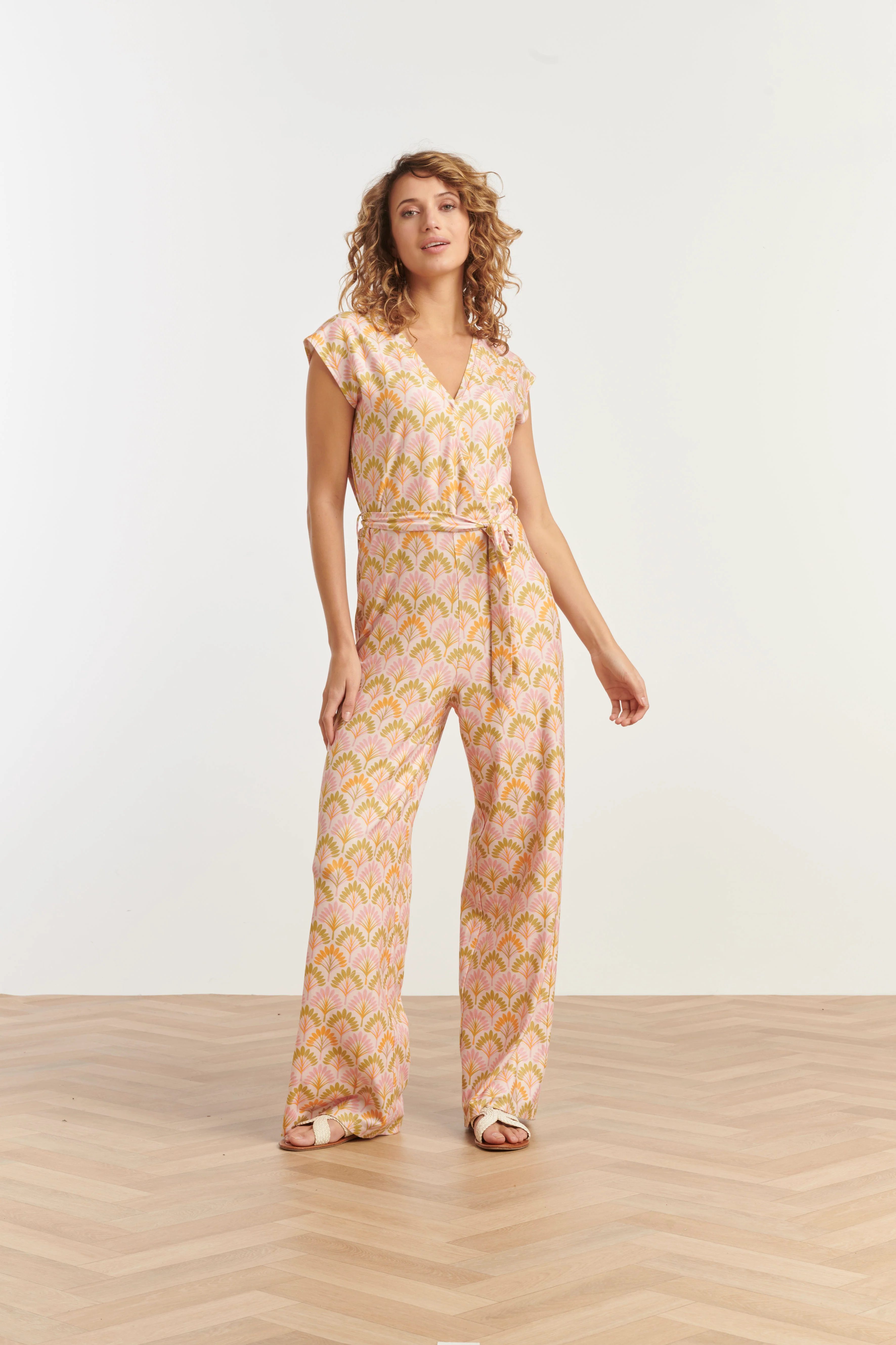 35189, Jumpsuits | Sand - Muticolour