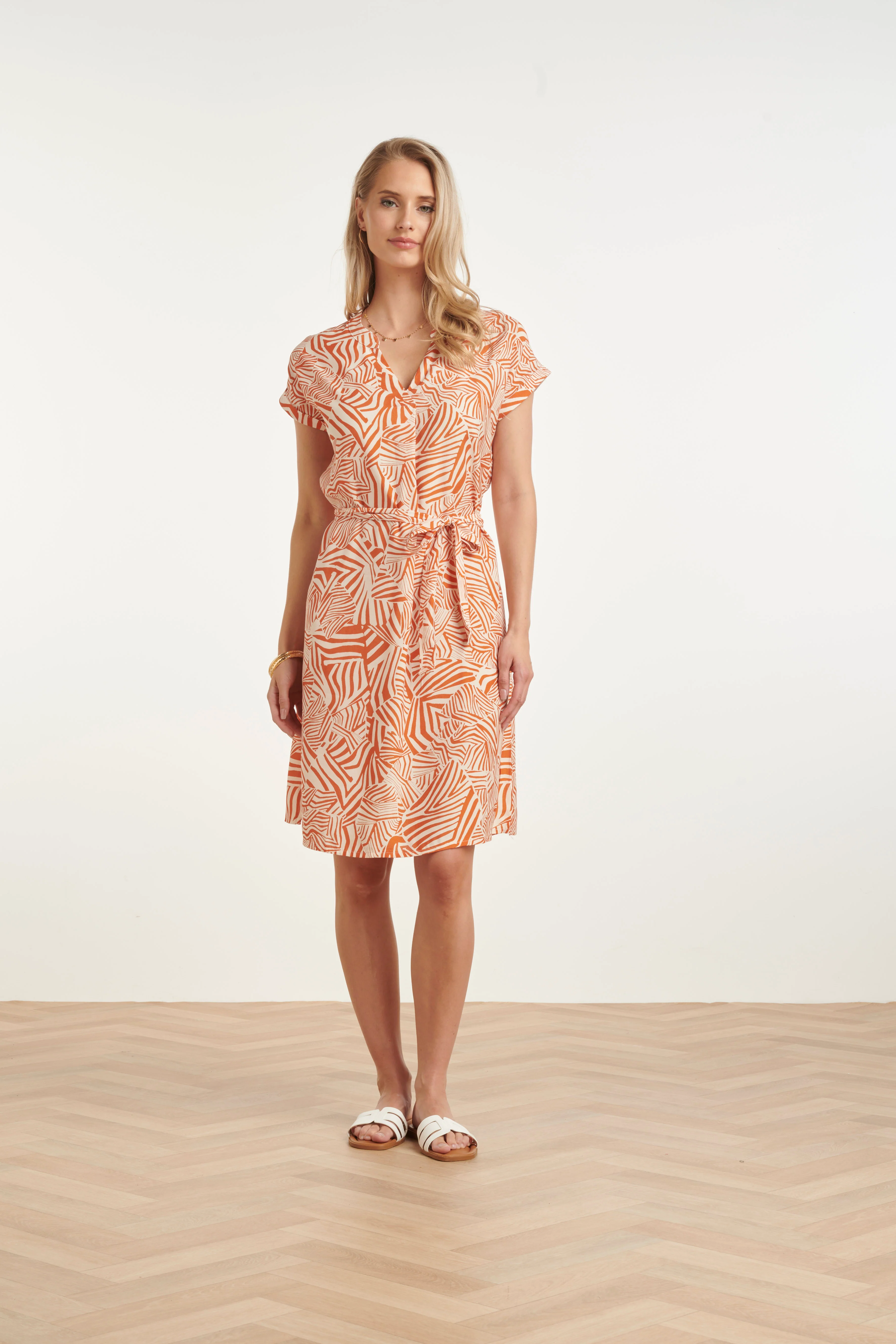 35216, Dress | White - Sand