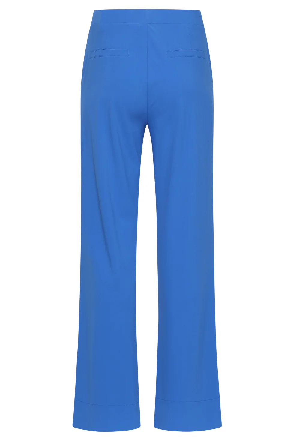 Blauwe Wide Leg Broek Met Hoge Taille | Cobalt - Image 8