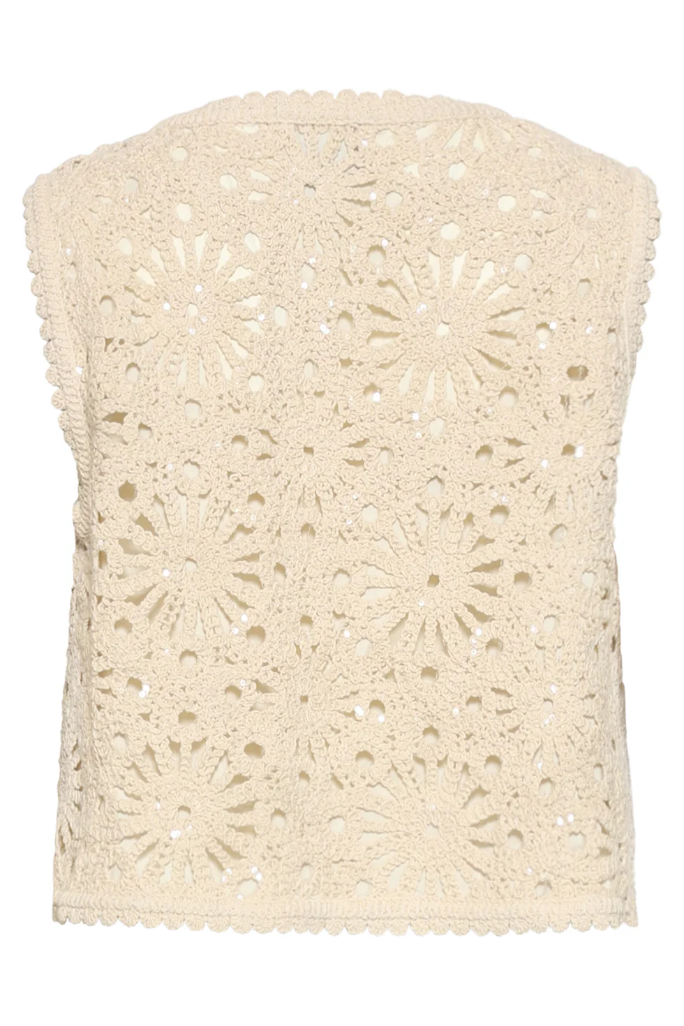 Boho-Chique Gilet | Off White - Image 7