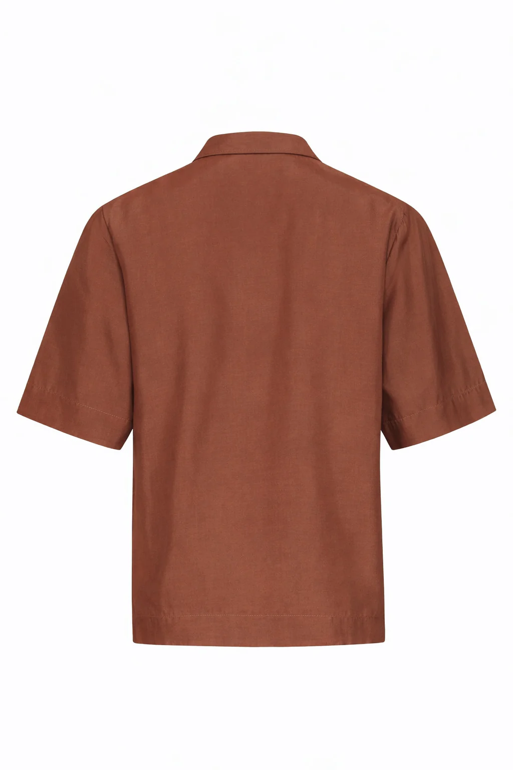 Casual Shirt Met Knoopsluiting En Kraag | Brown - Image 6
