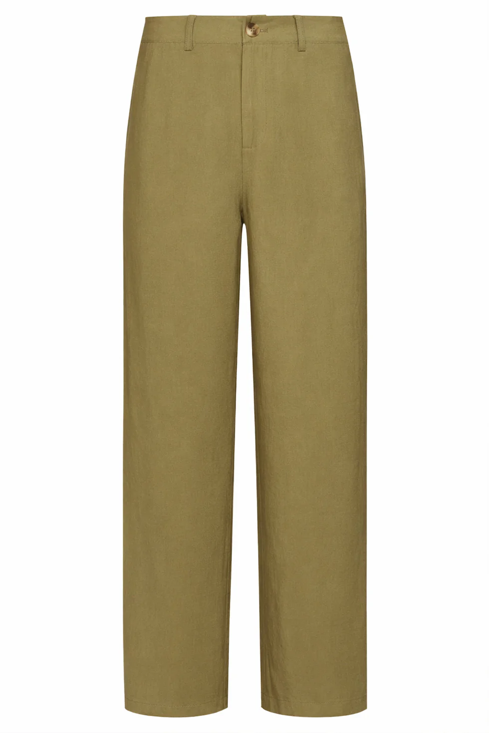 Comfortabele Wide Leg Pantalon | Army - Image 2