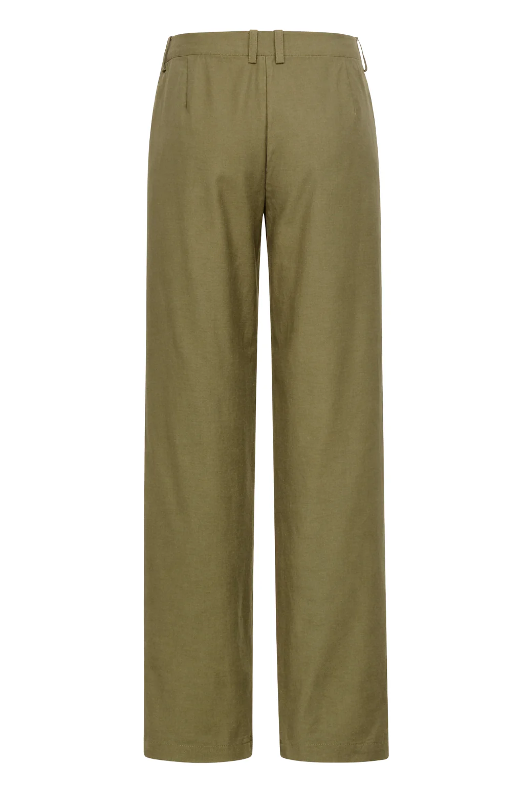 Comfortabele Wide Leg Pantalon | Army - Image 7