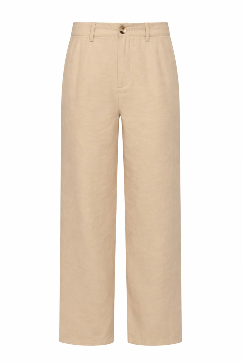 Comfortabele Wide Leg Pantalon | Dark Sand - Image 2