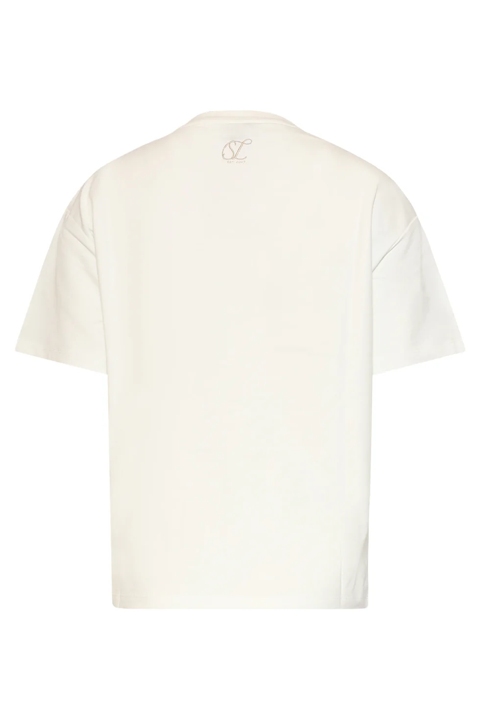 Dames T-Shirt Met Borduurdetail En Hartvormige Accenten | Off White - Sand - Image 13