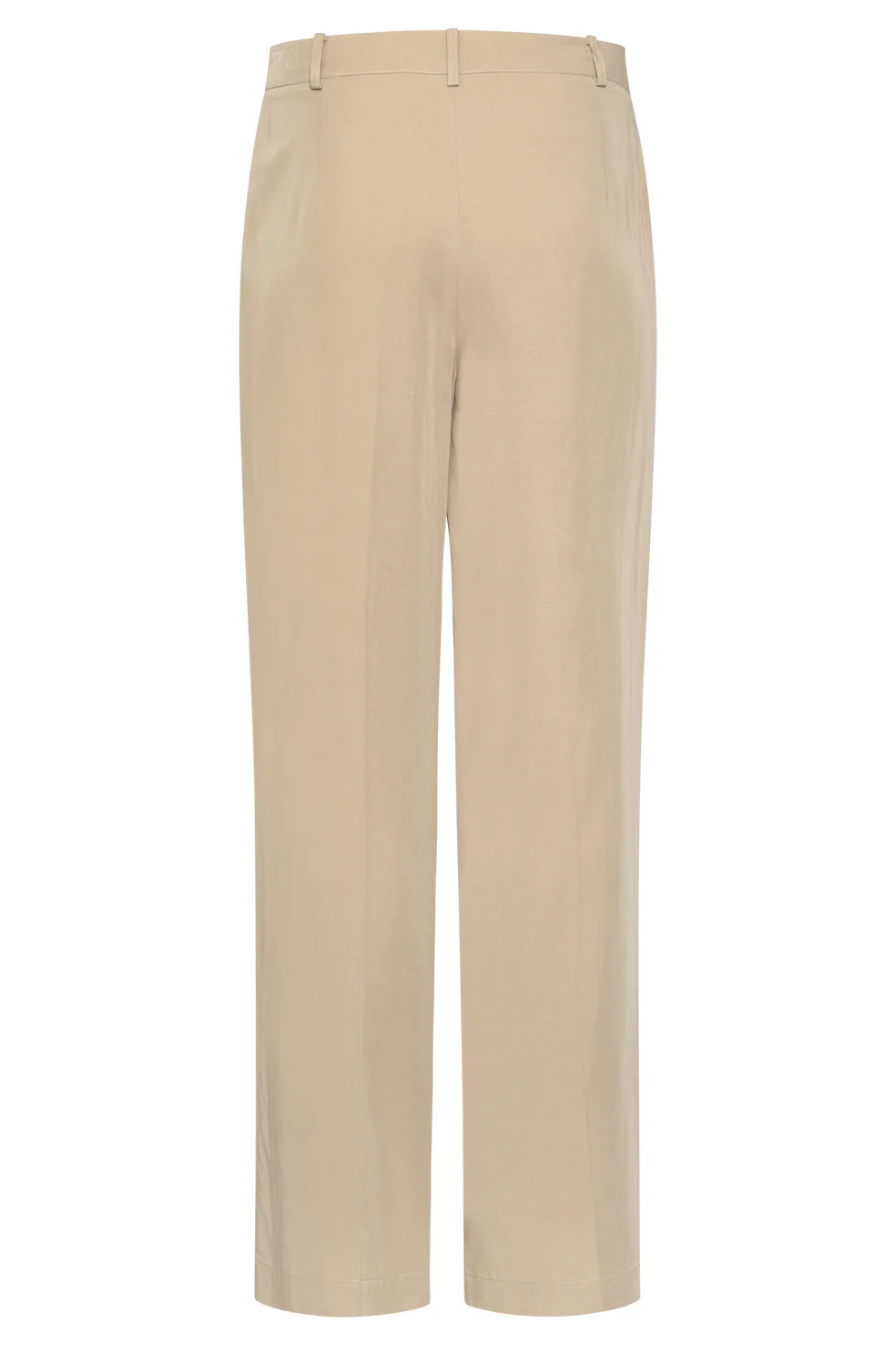 Dames Zachte Wijde Pantalon Met Rechte Pijpen | Dark Sand - Image 13