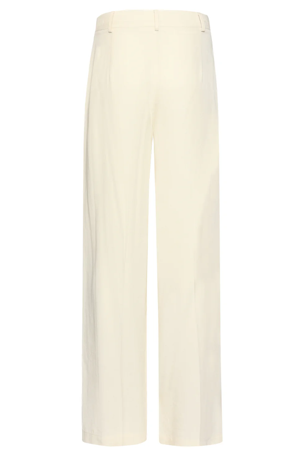 Dames Zachte Wijde Pantalon Met Rechte Pijpen | Off White - Image 13