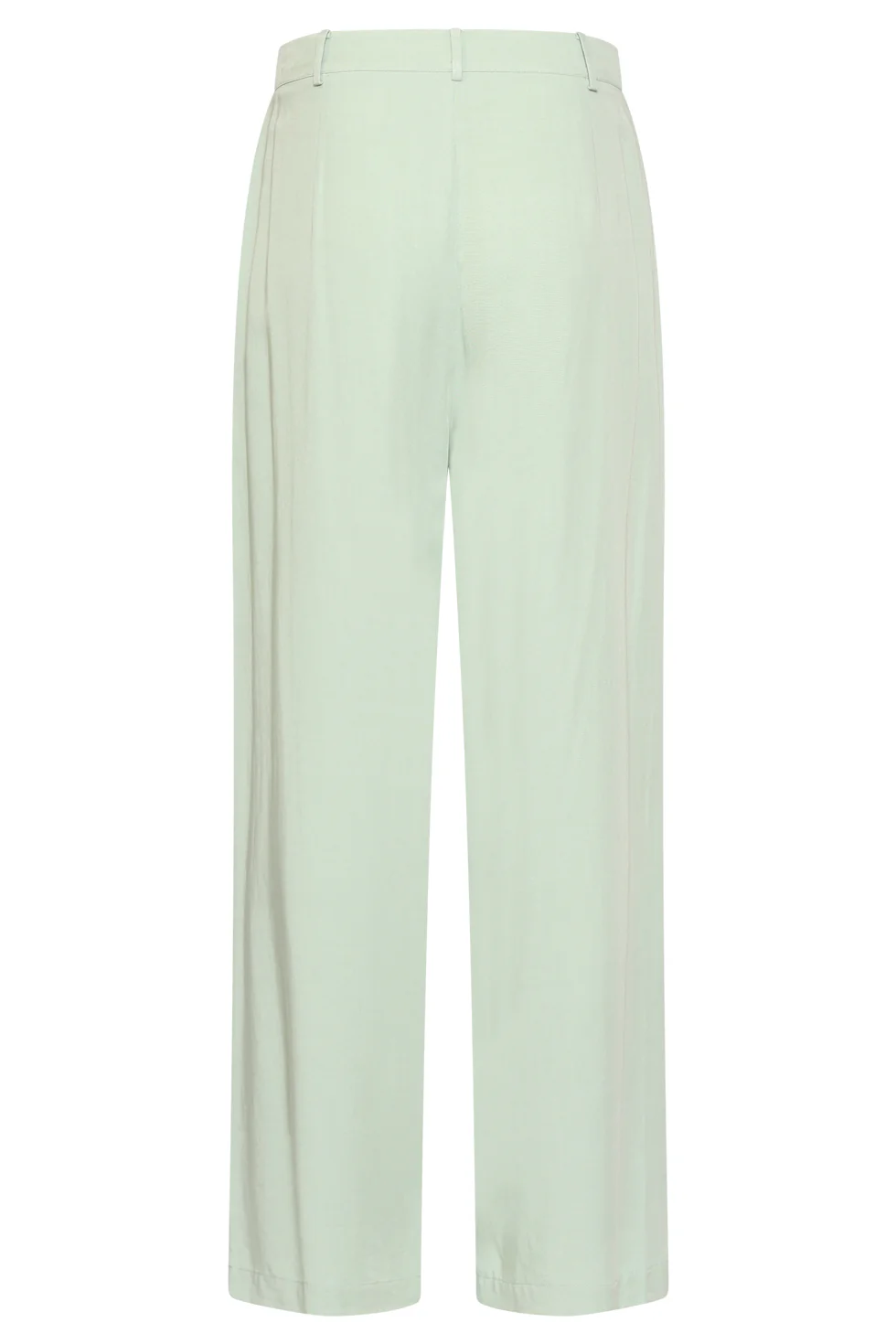 Dames Zachte Wijde Pantalon Met Rechte Pijpen | Soft Green - Image 13