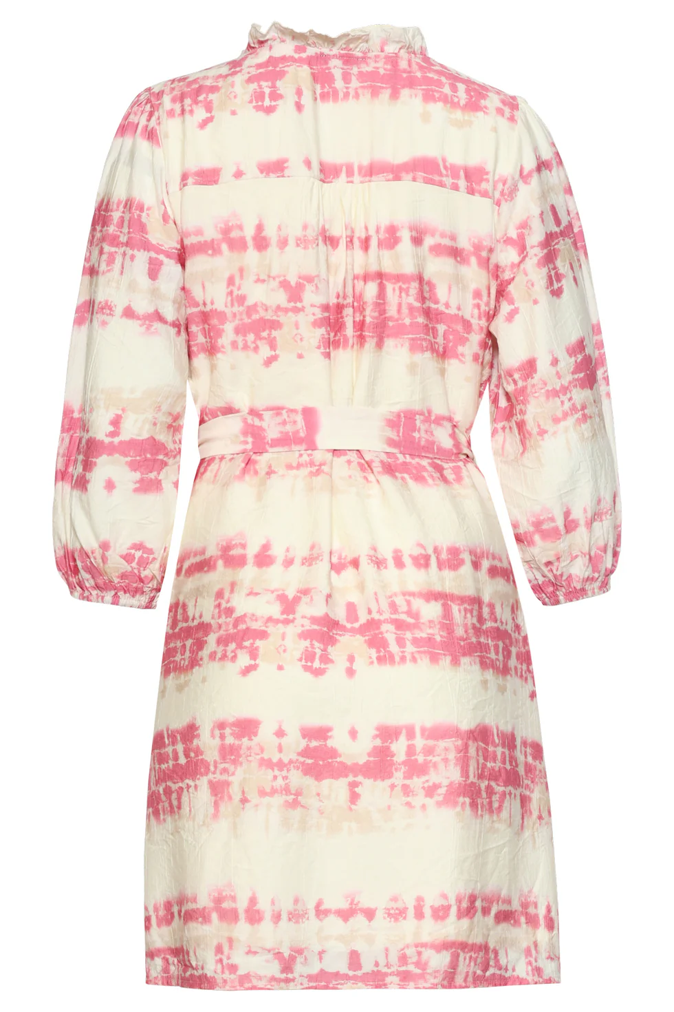 Damesjurk Met Roze Tie-Dye Print | Old Pink - Sand - Image 7