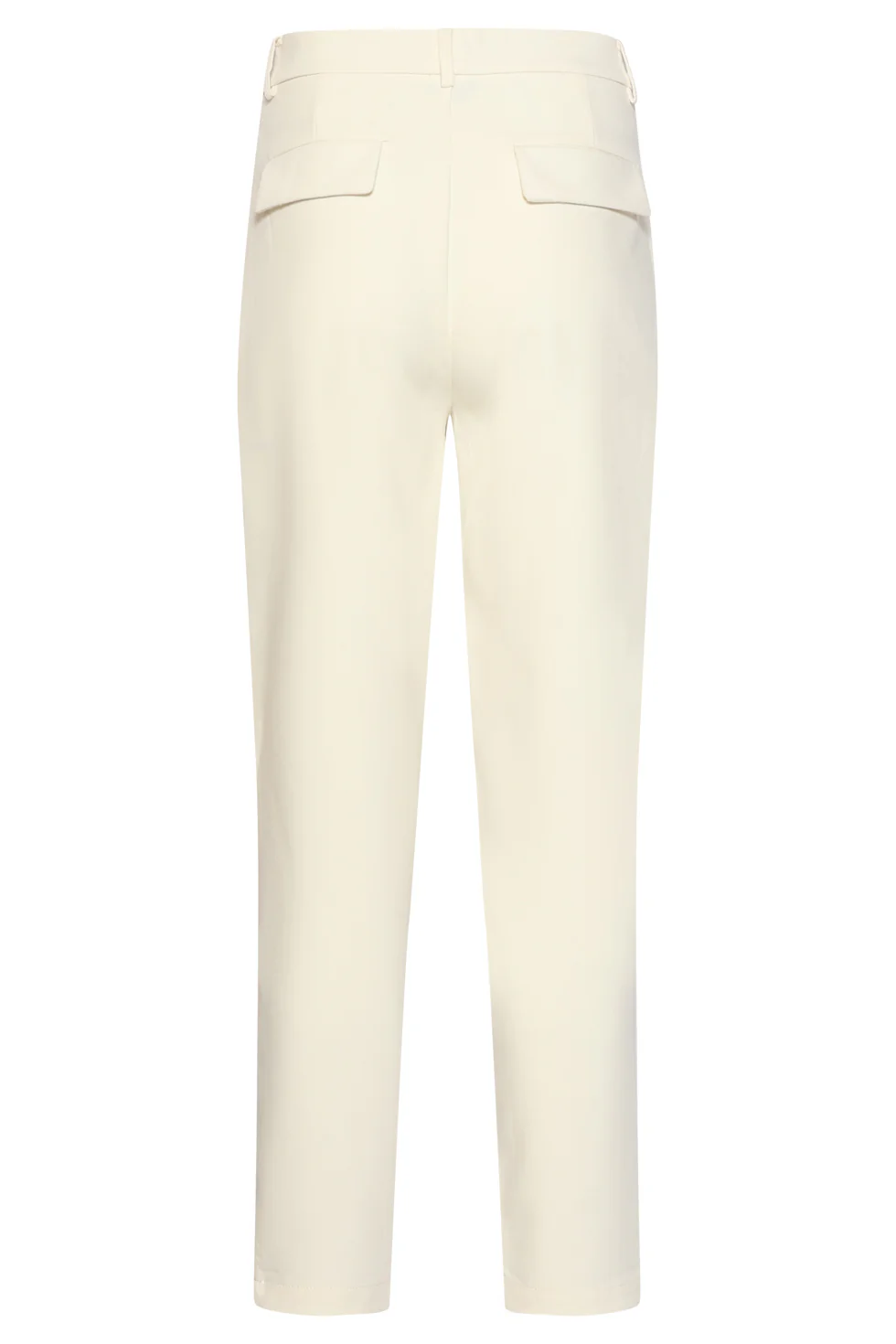Elegante Pantalon Met Plooi En Hoge Taille | Off White - Image 7
