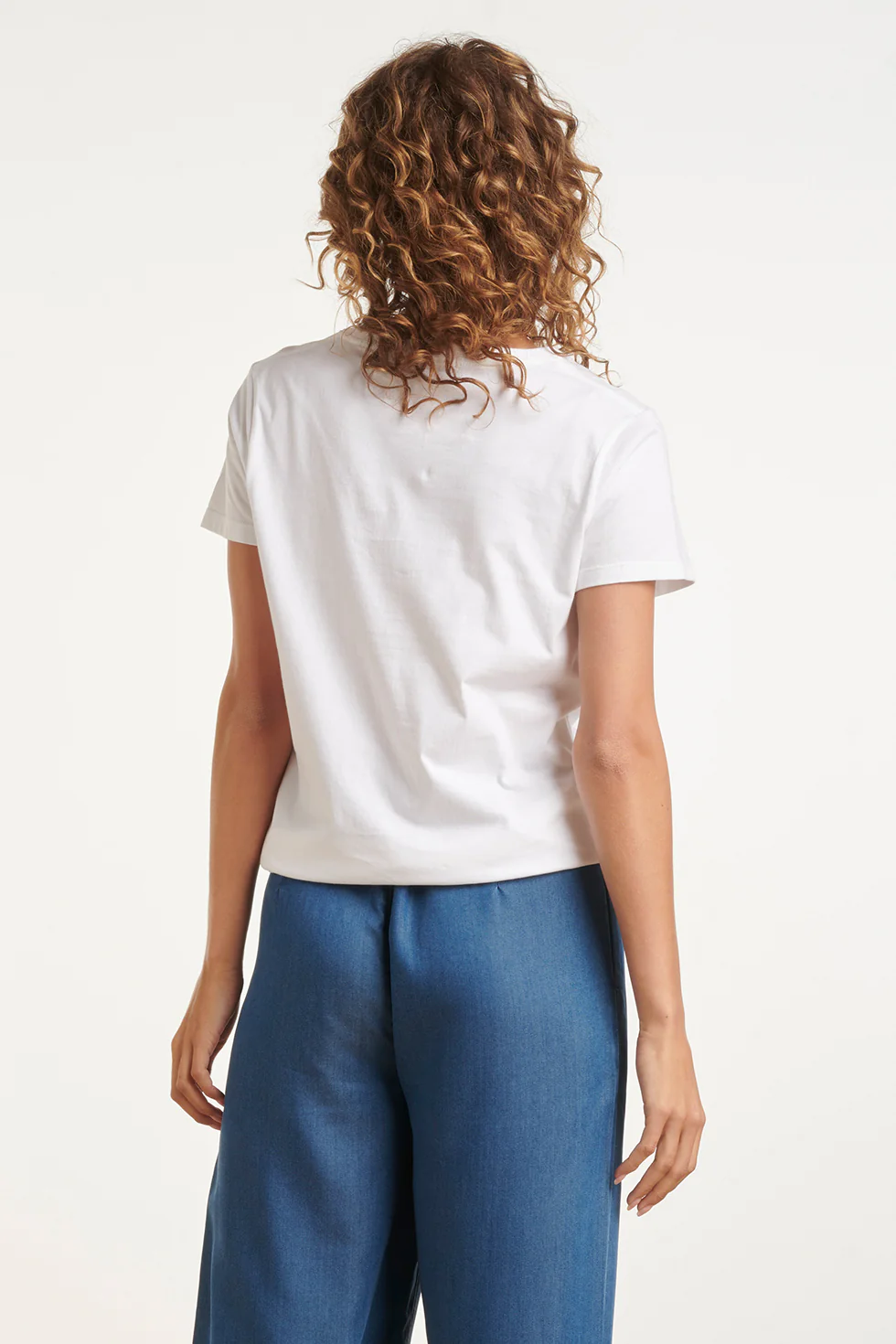 Grafisch T-Shirt Met 'Ciel Parisien' Print | White - Muticolour - Image 12