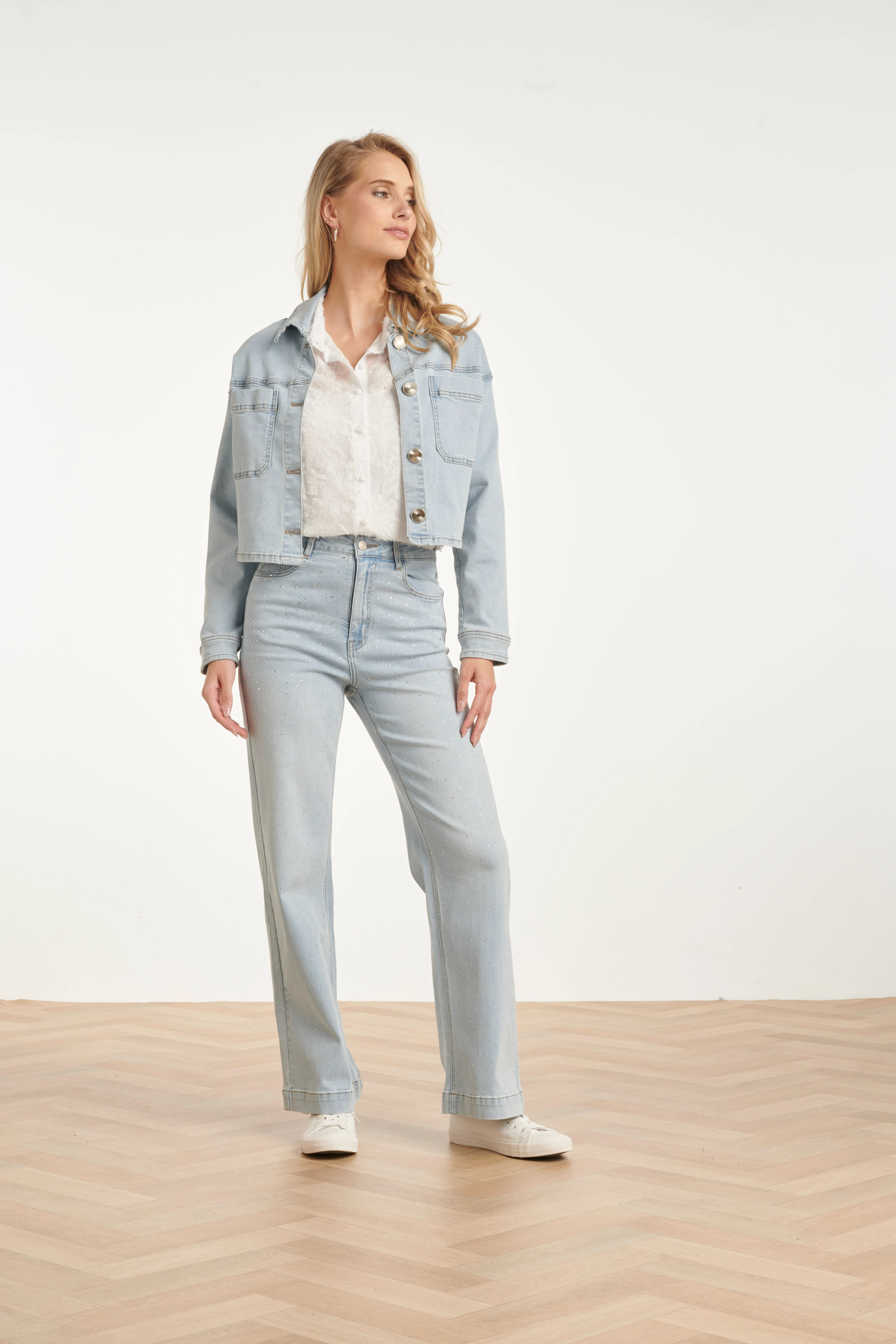 High-Waisted Wide Leg Jeans | Denim - Image 3