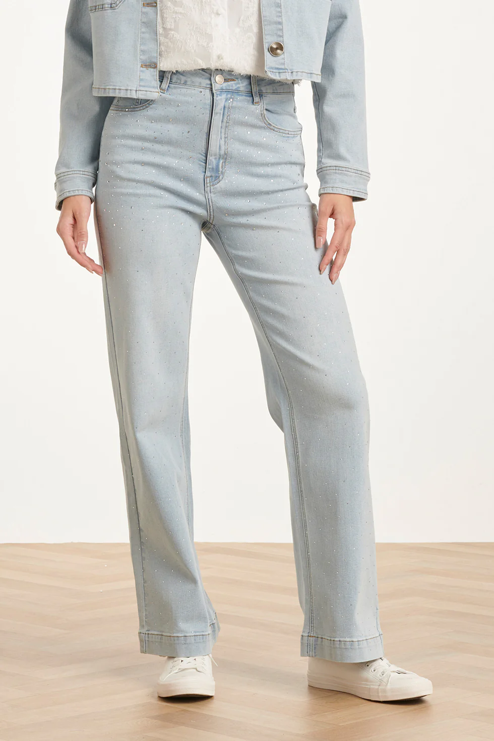 High-Waisted Wide Leg Jeans | Denim - Image 6