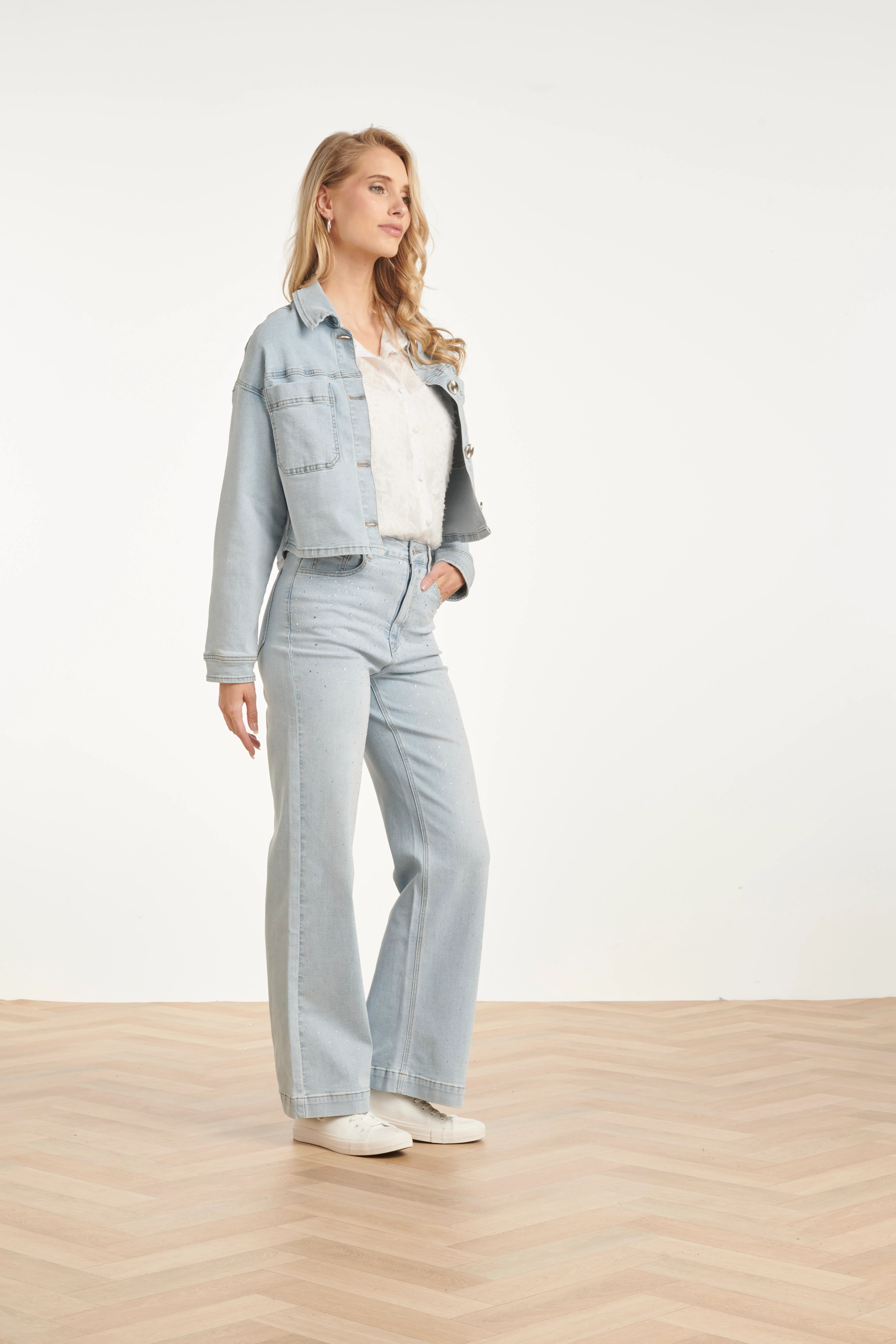 High-Waisted Wide Leg Jeans | Denim - Image 8