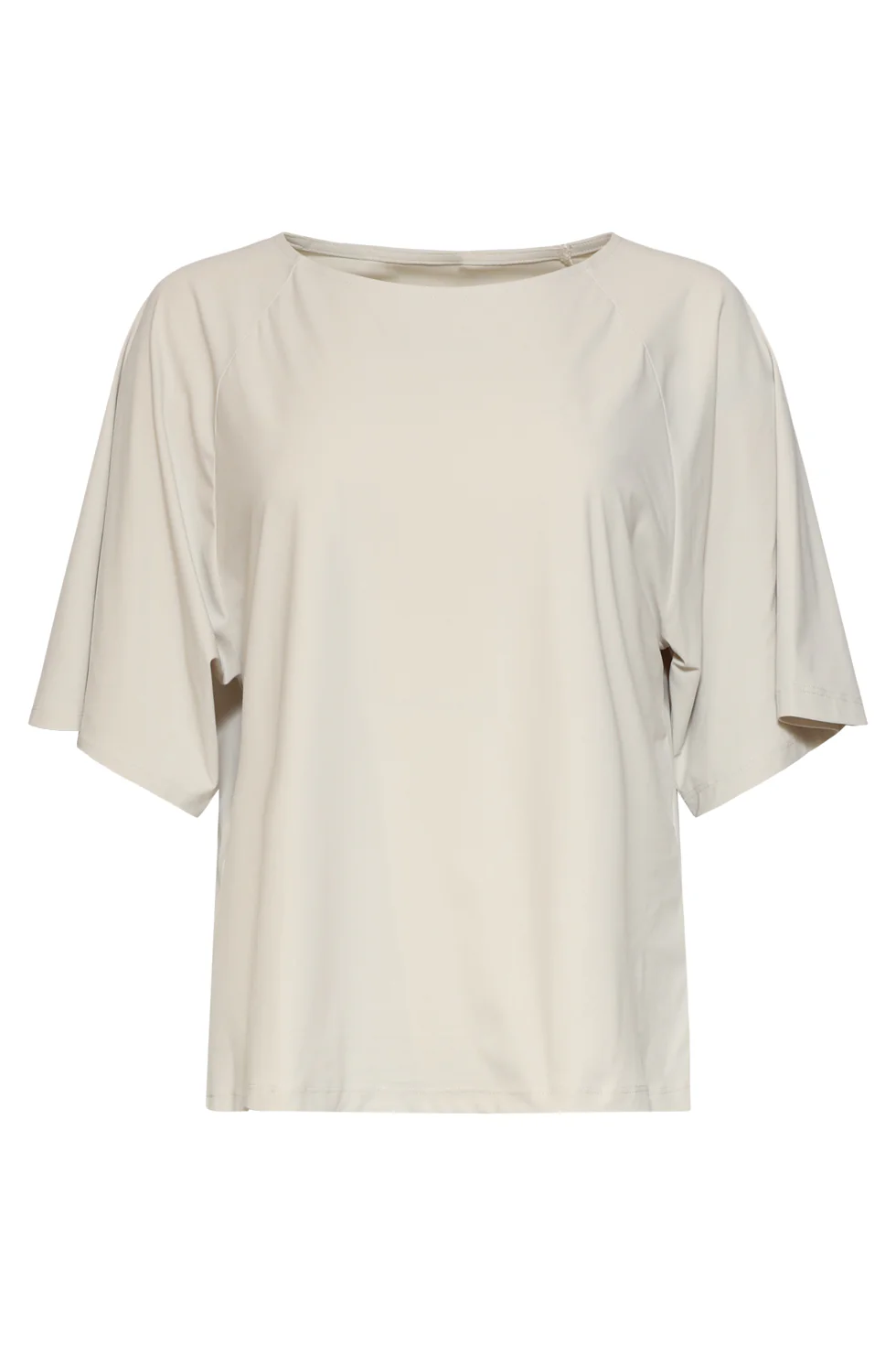 Kobaltblauwe Travel Top Met Korte Mouwen En Ronde Hals | Sand - Image 2
