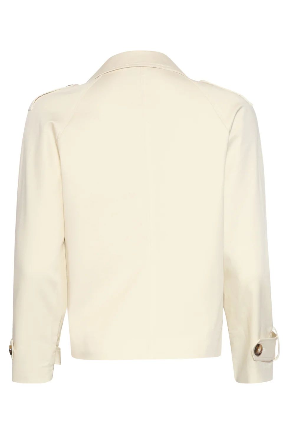 Kort Double-Breasted Trench Coat | Off White - Image 13