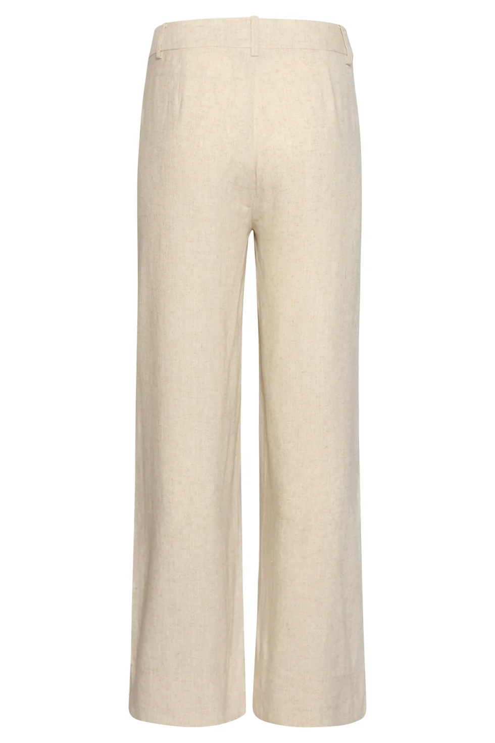 Linnen Wide Leg Pantalon | Sand - Image 7