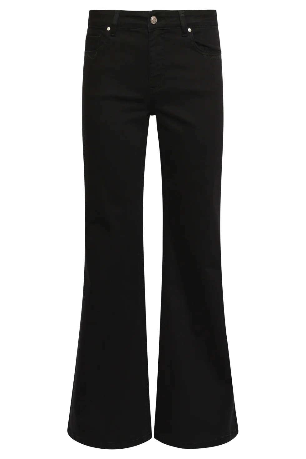 Straight Fit Jeans Met Hoge Taille | Black - Image 6