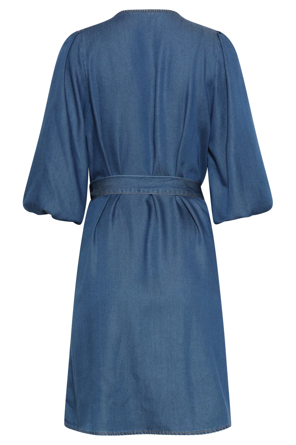 Tencel Denim Jurk | Medium Blue Denim - Image 13