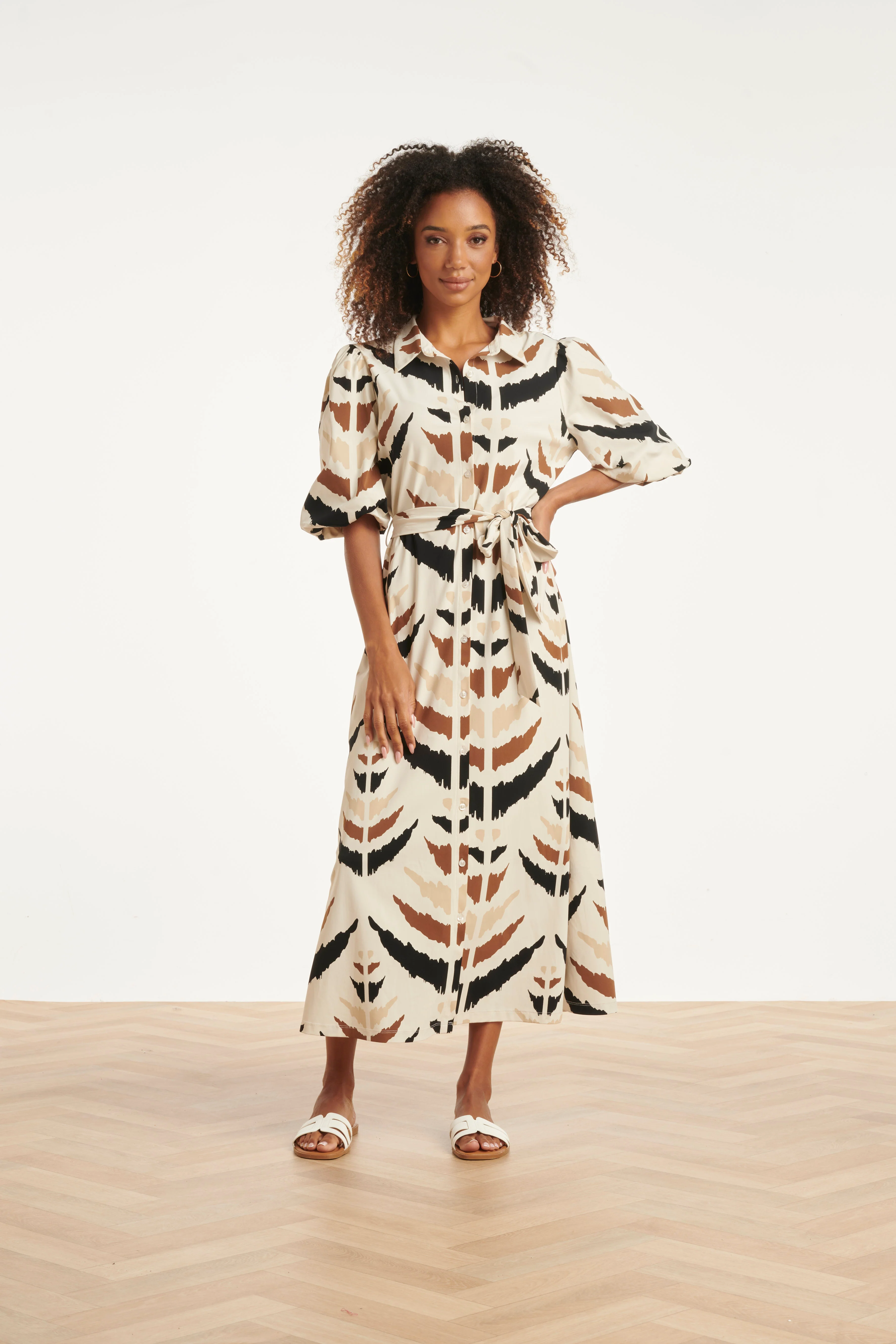 Travel Shirtjurk Met Grafische Aztec Print | Sand - Muticolour