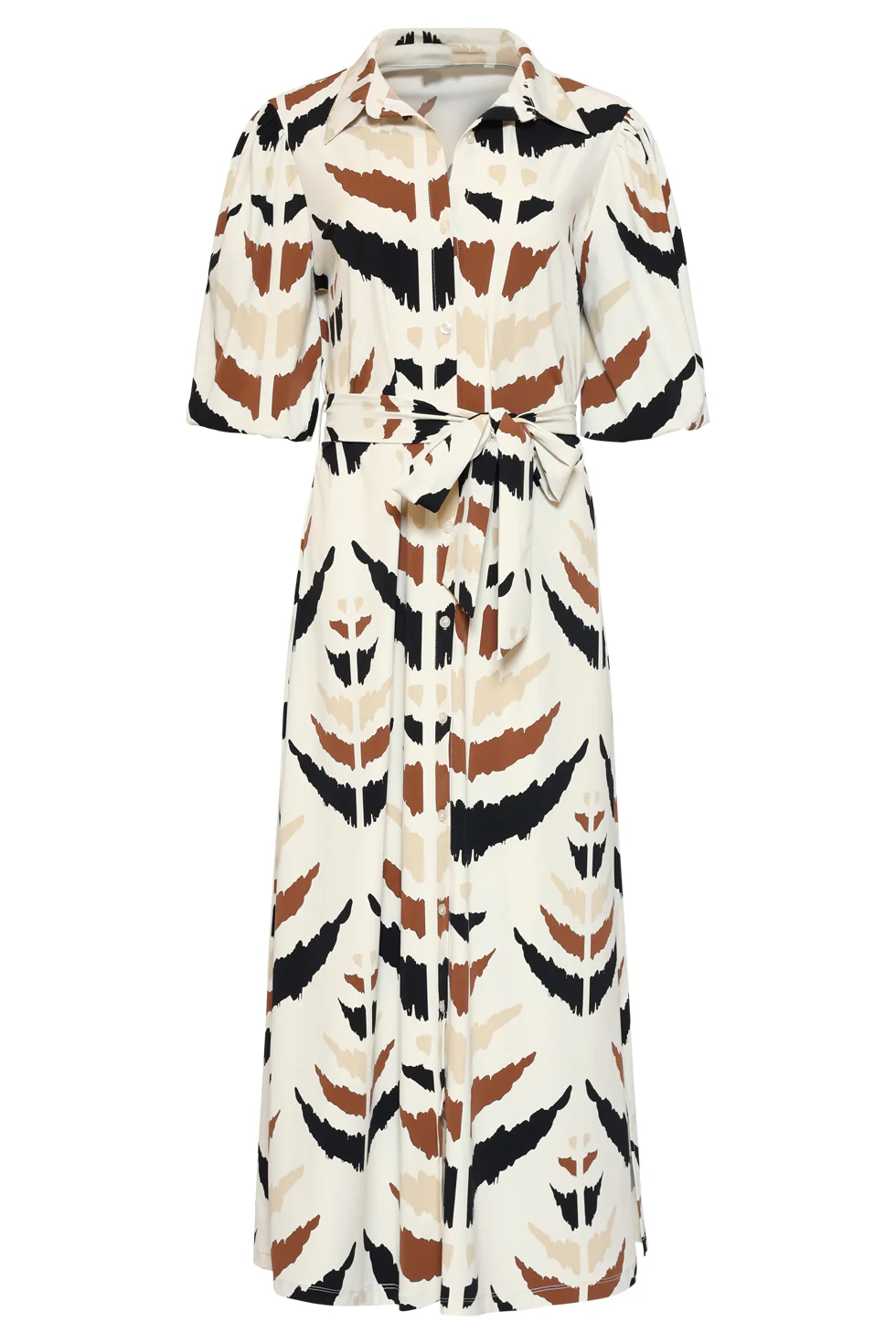Travel Shirtjurk Met Grafische Aztec Print | Sand - Muticolour - Image 2