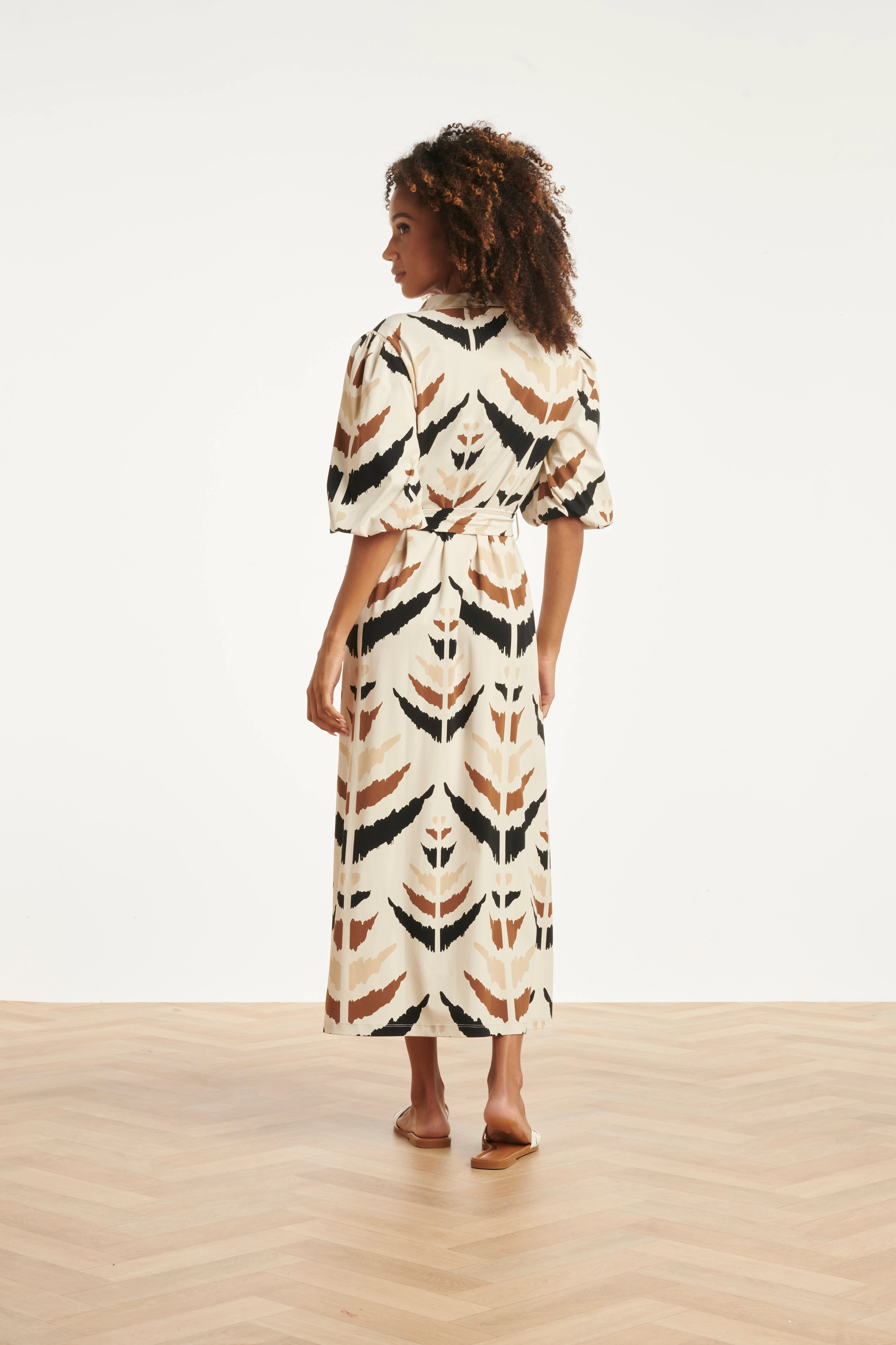 Travel Shirtjurk Met Grafische Aztec Print | Sand - Muticolour - Image 6