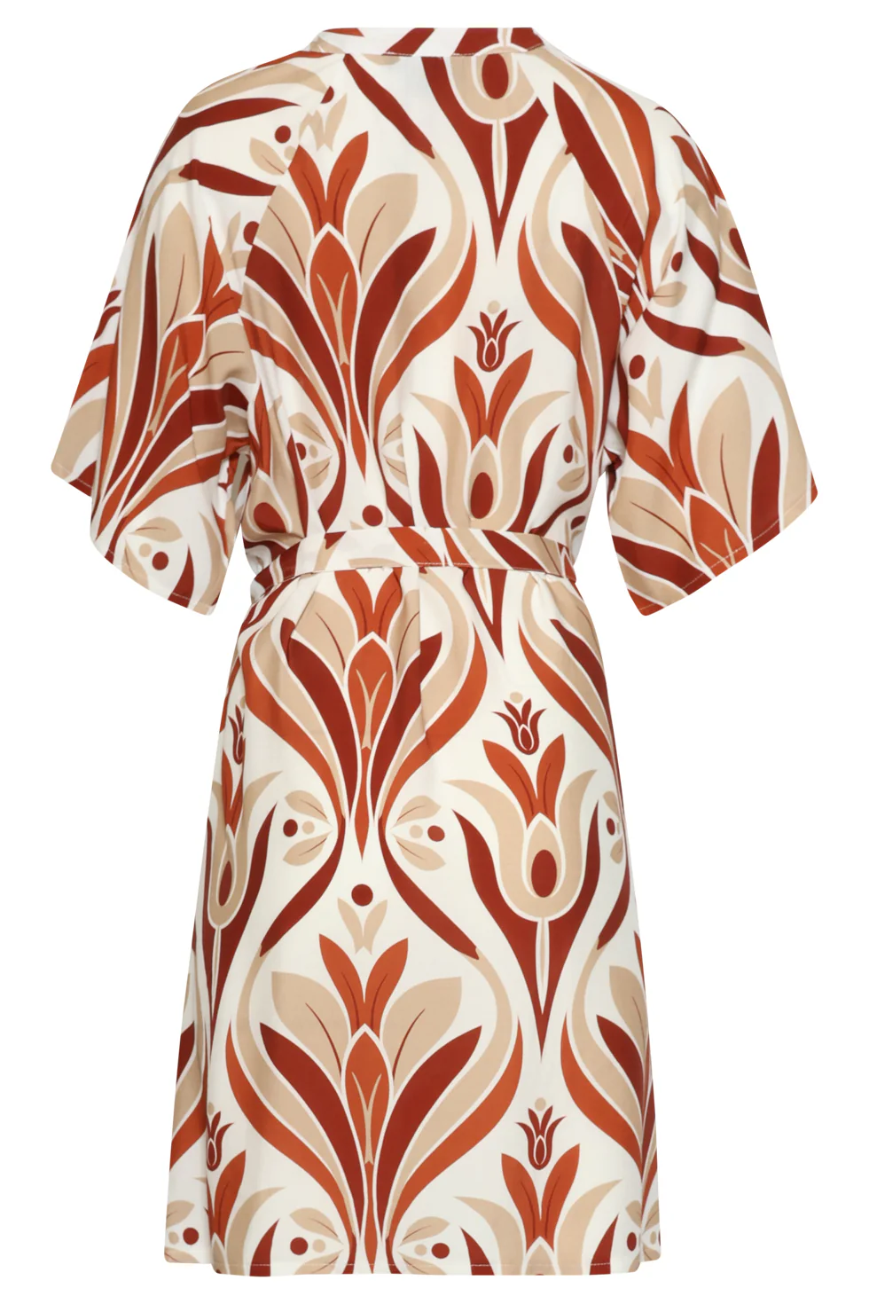 Tuniekjurk Met Flare-Mouwen En Retro Print | Muticolour - Image 13