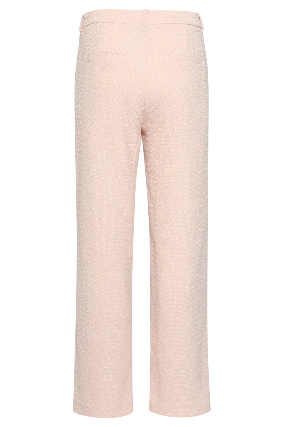 Tweed-Style Pantalon Met Klassieke Rechte Pijp | Baby Pink - Image 7