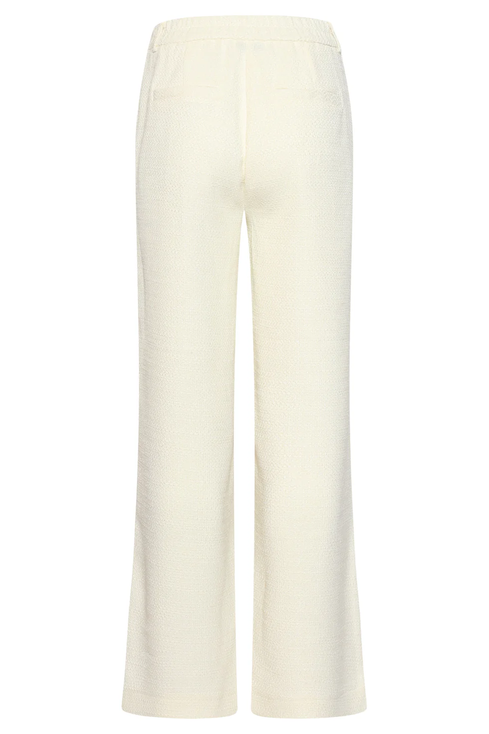 Tweed-Style Pantalon Met Klassieke Rechte Pijp | Off White - Image 7
