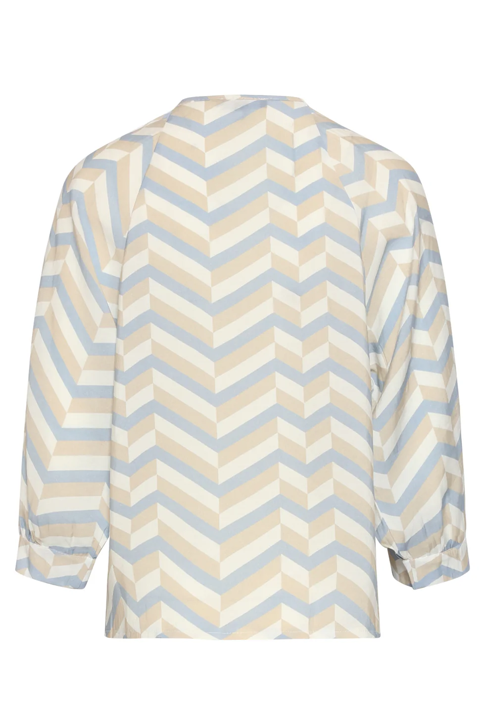 V-Hals Top Met Chevron Print | Muticolour - Image 14