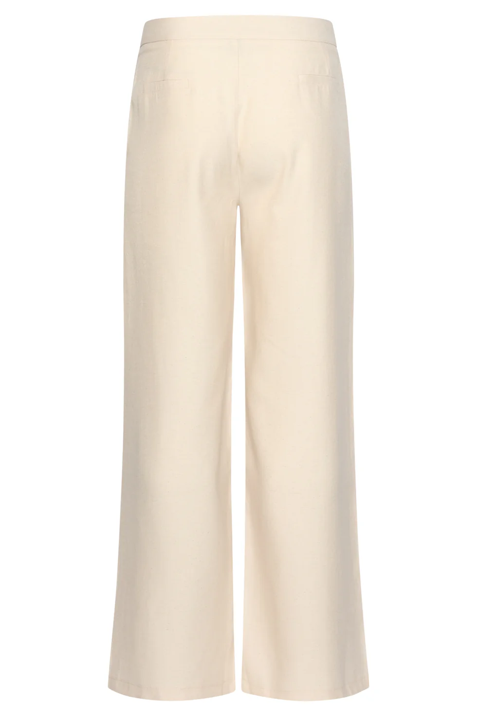 Wide Leg Pantalon Met Naaddetail | Sand - Image 7