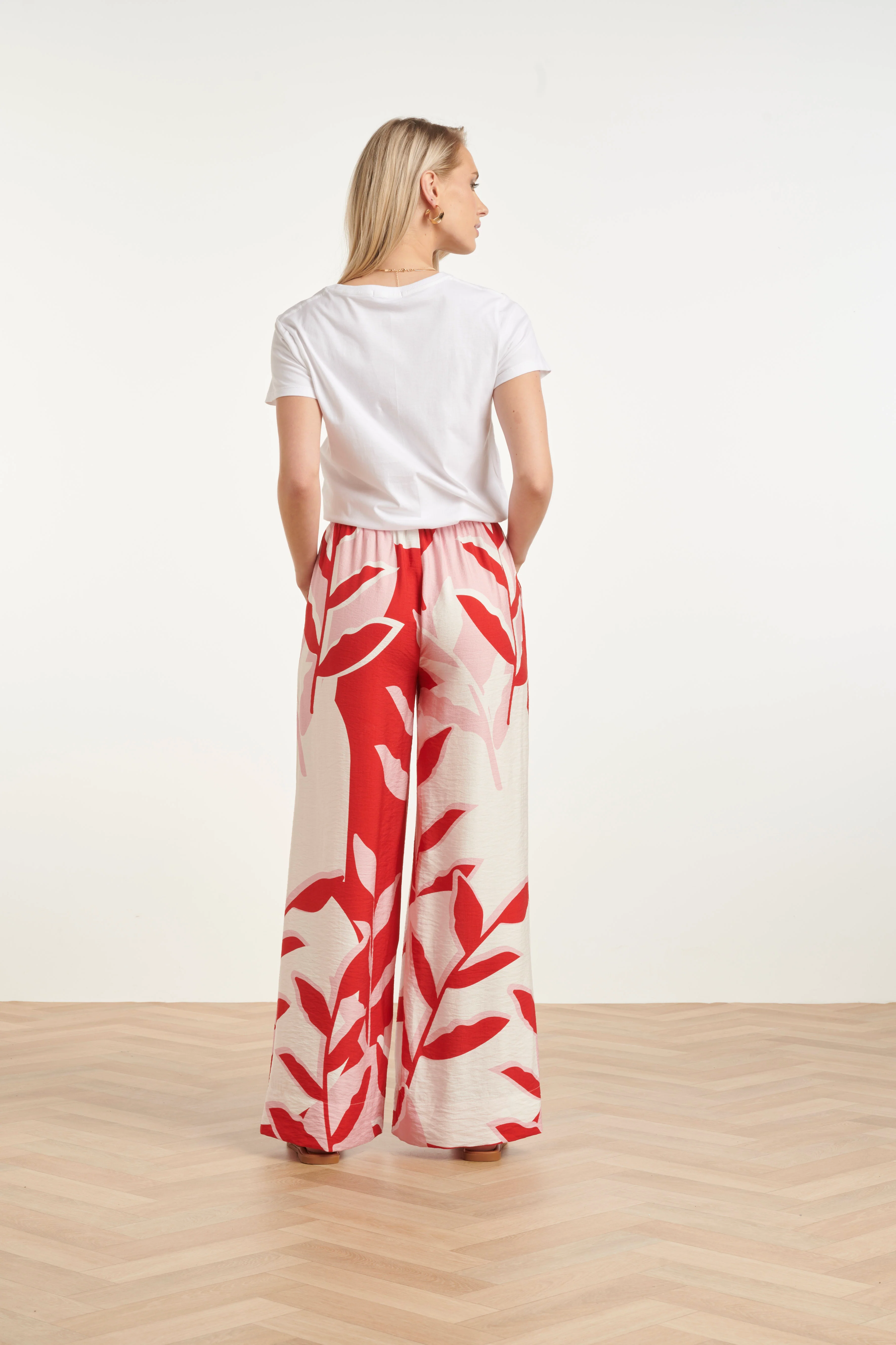 Wit Katoenen T-Shirt Met 'Soleil' Print En Textuur | White - Muticolour - Image 9